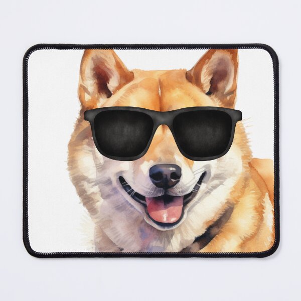 Item preview, Shiba Inu Dog Wearing Sunglasses designed and sold by TheAnimalZ00.