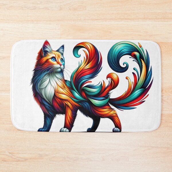 Item preview, Whimsical Charm: Playful Cat Pose designed and sold by PurrPatterns.