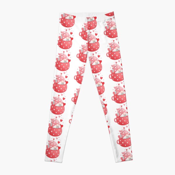 Yoga Leggings - Disney Christmas Baubles on White - Rainbow Rules