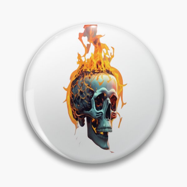 Item preview, Burning Skull designed and sold by MillionaireMF.