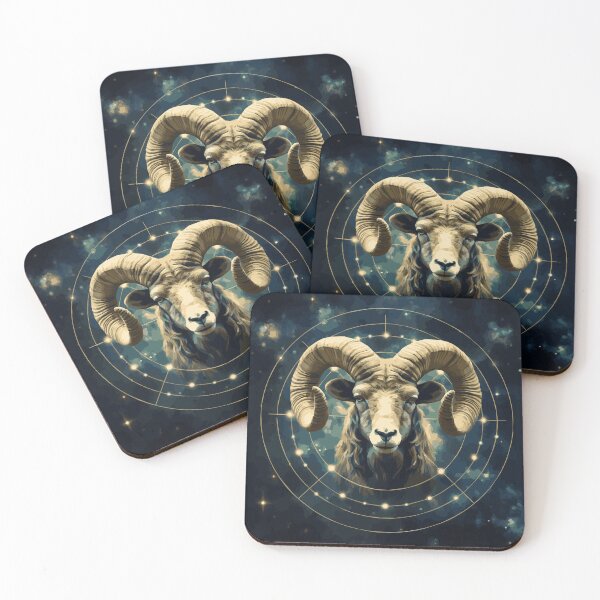 Item preview, "Cosmic Aries - Zodiac Constellation Art" designed and sold by Flo974.
