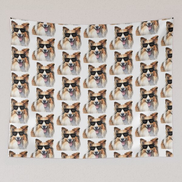 Item preview, Shetland Sheepdog Wearing Sunglasses designed and sold by TheAnimalZ00.