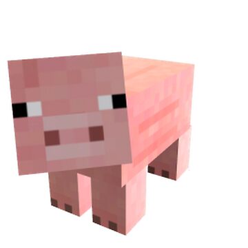 Imagen de la obra cerdo minecraft de HongJoongsWig