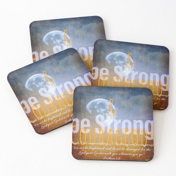 Item preview, Be Strong & Courageous designed and sold by Halobyvalsank.