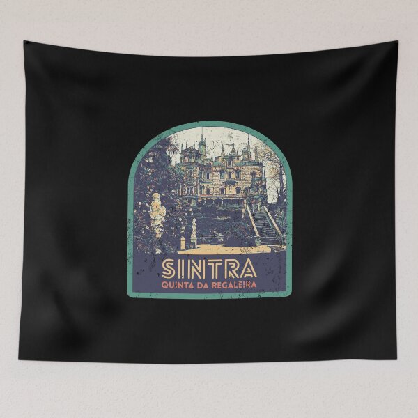 Item preview, Sintra Regaleira Palace Illustration Print - Artistic Portugal designed and sold by Lemomo-artworks.