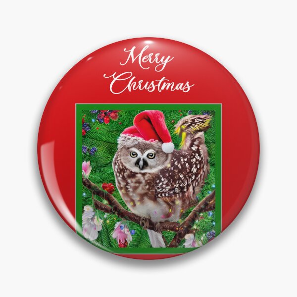 Item preview, Christmas Owl Red Hat designed and sold by Astralia.