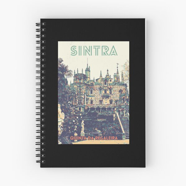 Item preview, Sintra Regaleira Palace Illustration Print - Artistic Portugal designed and sold by Lemomo-artworks.