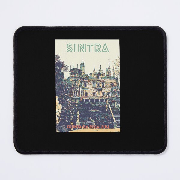 Item preview, Sintra Regaleira Palace Illustration Print - Artistic Portugal designed and sold by Lemomo-artworks.
