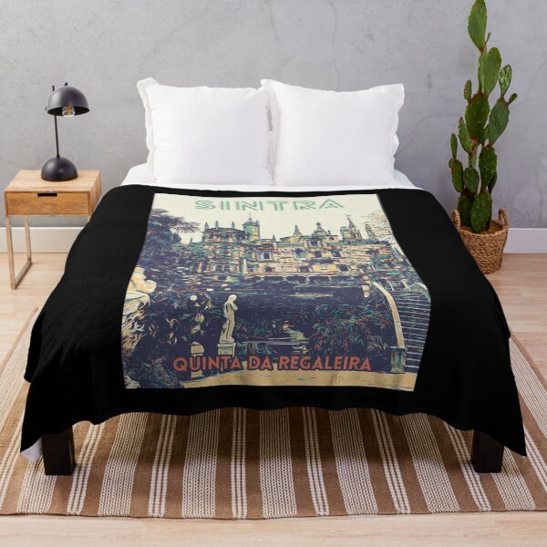Item preview, Sintra Regaleira Palace Illustration Print - Artistic Portugal designed and sold by Lemomo-artworks.