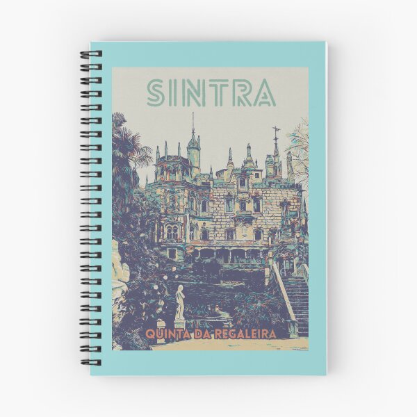Item preview, Sintra Regaleira Palace Illustration Print - Artistic Portugal designed and sold by Lemomo-artworks.