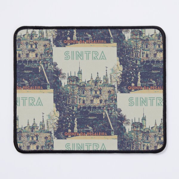Item preview, Sintra Regaleira Palace Illustration Print - Artistic Portugal designed and sold by Lemomo-artworks.