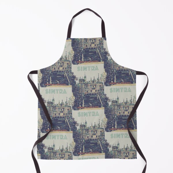 Item preview, Sintra Regaleira Palace Illustration Print - Artistic Portugal designed and sold by Lemomo-artworks.