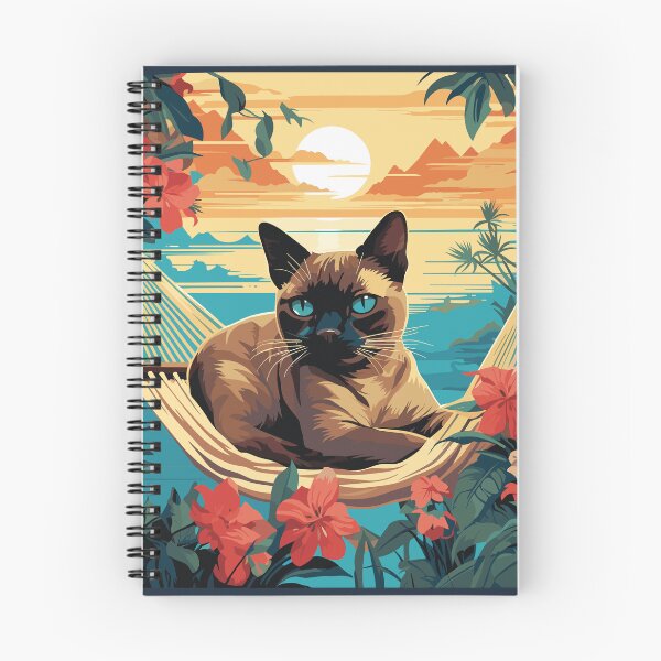 Item preview, "Siamese Sunset - Tropical Cat Retreat" designed and sold by Flo974.
