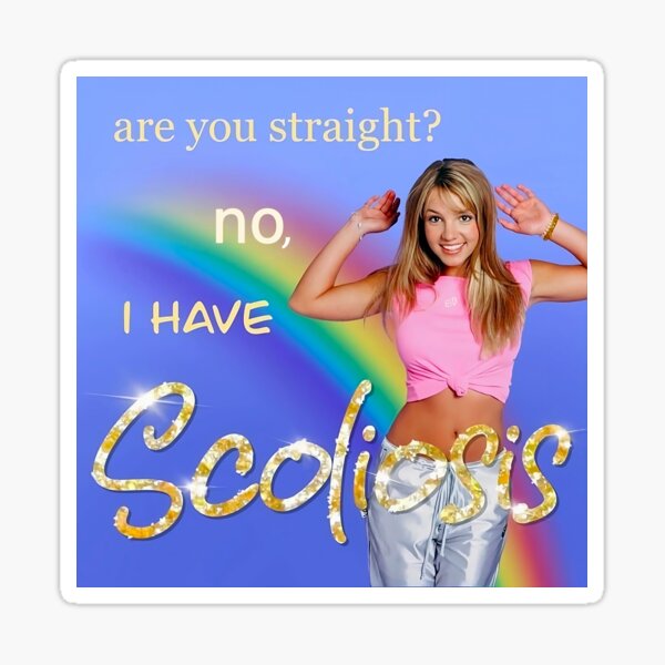 Item preview, Are You Straight? No I Have Scoliosis Meme designed and sold by fomodesigns.