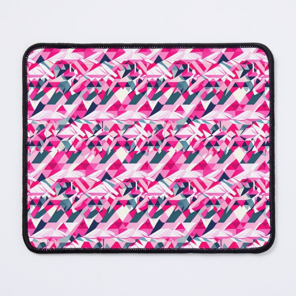 Item preview, Geometric Pink Flamingos Pattern designed and sold by Geonimalia.
