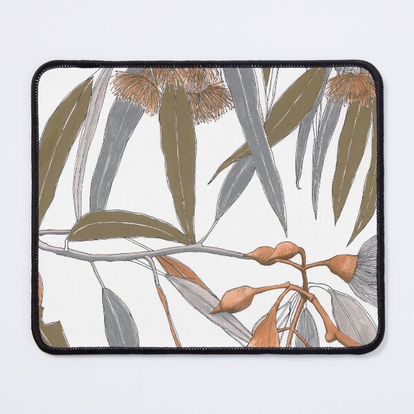 Item preview, Eucalyptus gum blossom Australian gold silver designed and sold by blueidesign.