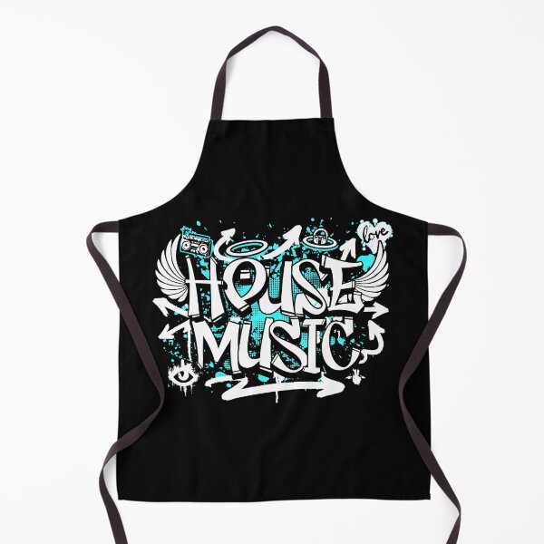 Item preview, HOUSE MUSIC - Graffiti Steez (Blue/White) designed and sold by Discothreadz.
