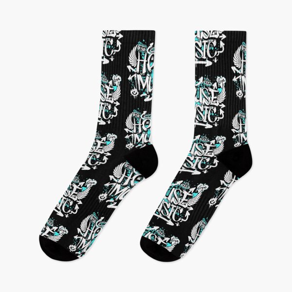 Item preview, HOUSE MUSIC  - Graffiti Steez (Blue/White)  designed and sold by Discothreadz.
