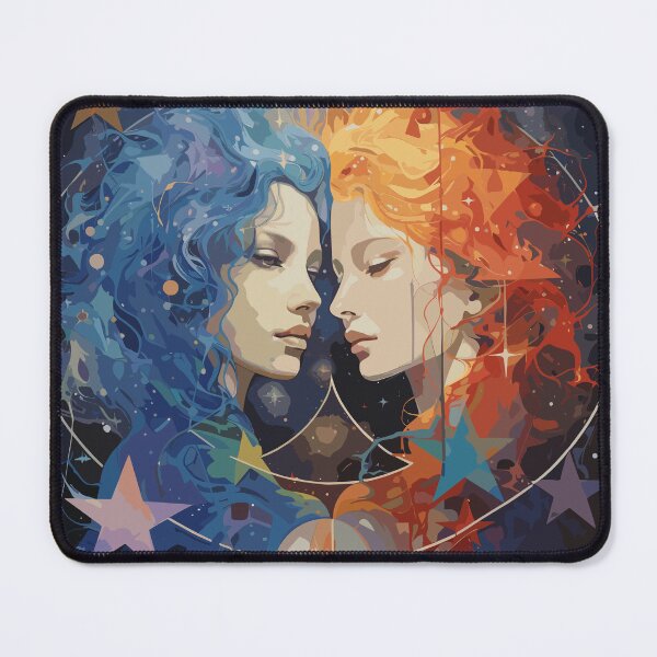Item preview, "Galactic Gemini - Celestial Twins" designed and sold by Flo974.