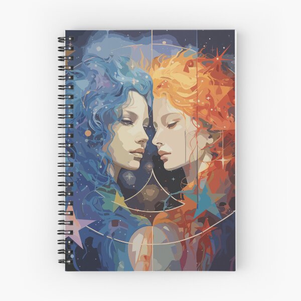 Item preview, "Galactic Gemini - Celestial Twins" designed and sold by Flo974.
