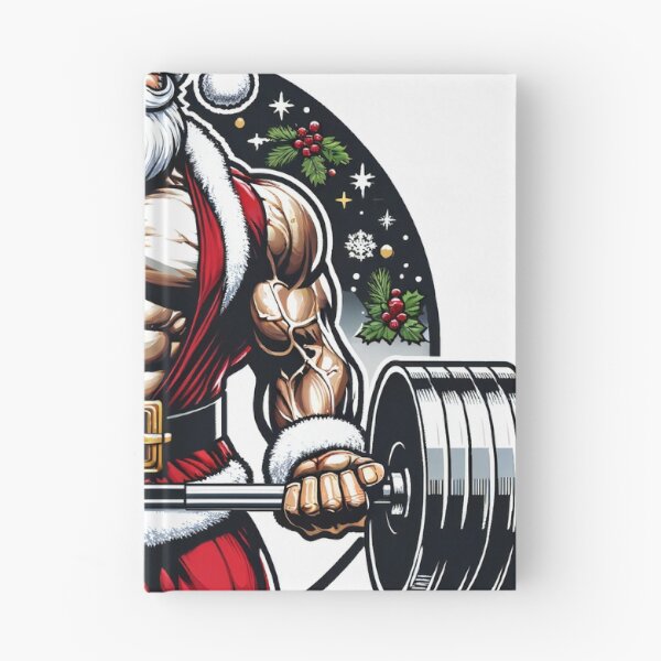 Item preview, Santa's Strength - Muscular Santa Claus Weightlifting Holiday Design designed and sold by AIARTIST1.