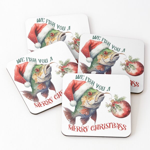 Item preview, We Fish You A Merry Christbass designed and sold by slicksdesigns.