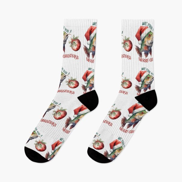 Item preview, We Fish You A Merry Christbass designed and sold by slicksdesigns.