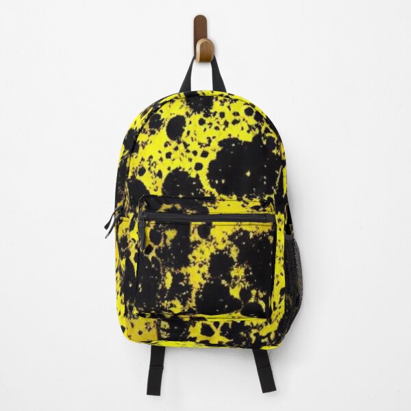Item preview, Abstract Yellow and Black Paint Splotches designed and sold by calibrit.