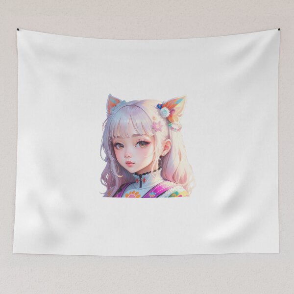 Item preview, Portrait of a beautiful fairy girl with long hair designed and sold by Sanan Israyilli.