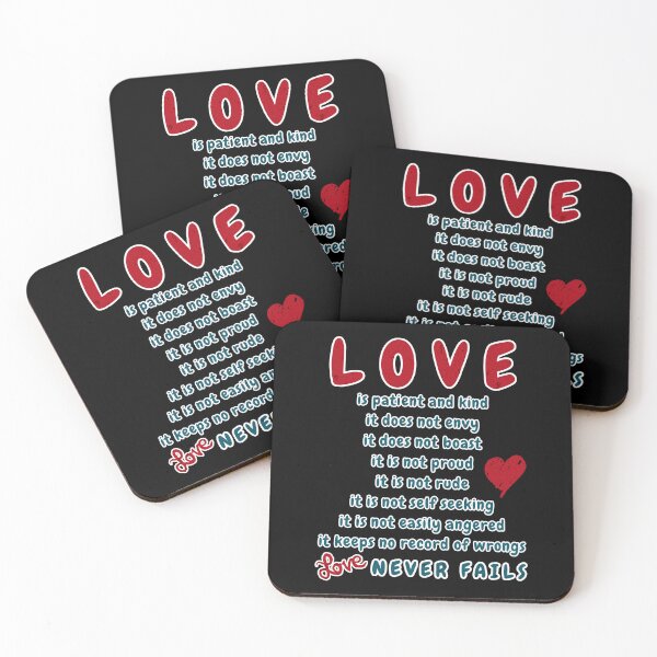 Item preview, Love is Patient, Love is Kind designed and sold by VolpePixelArts.
