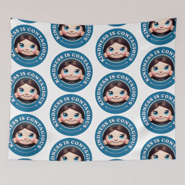 Item preview, Kindness is Contagious designed and sold by TeraiNB.