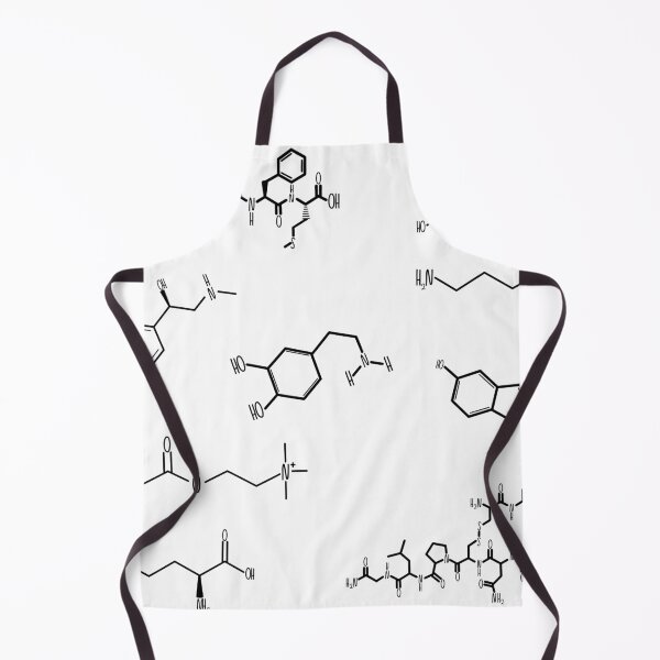 Item preview, Neurotransmitters Happy Chemicals Black Sticker Sheet designed and sold by GrellenDraws.