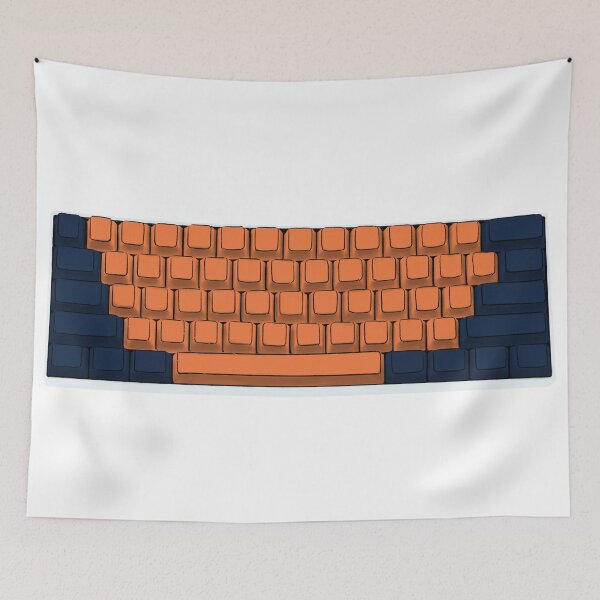 Item preview, Mechanical Keyboard - 60 Goku designed and sold by froggo tees.
