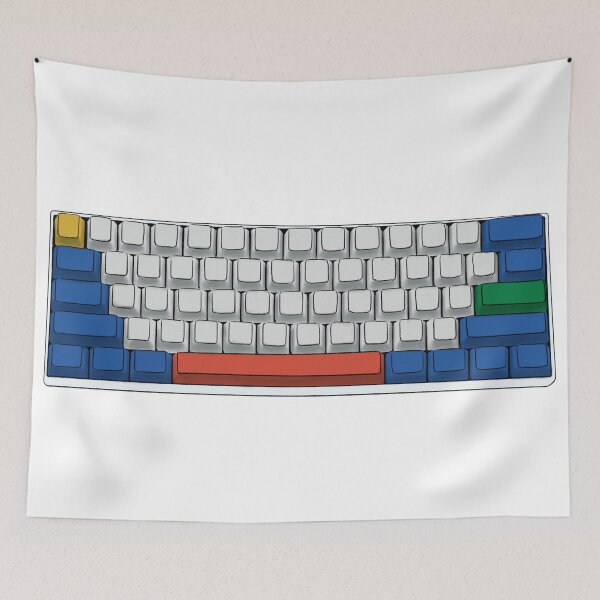 Item preview, Mechanical Keyboard - 60 G-Wing designed and sold by froggo tees.