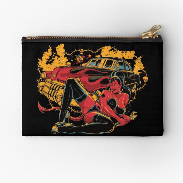 50s Devil Girl Zipper Pouch