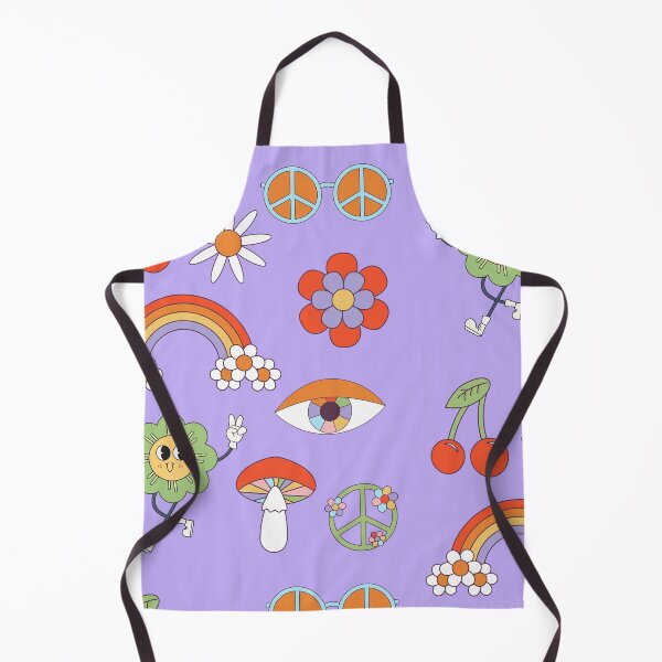Item preview, Groovy Rainbow Hippie Flower Retro Peace Sign Design designed and sold by IntoClearWater.