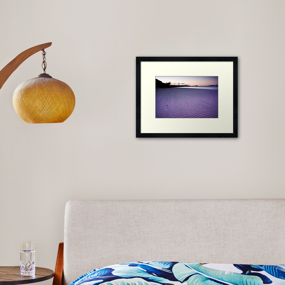 Whitehaven Twilight Framed Art Print
