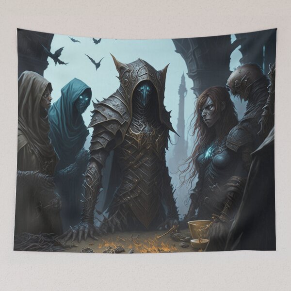 Item preview, A Meeting of Diabolical Minds designed and sold by Myahashaye.