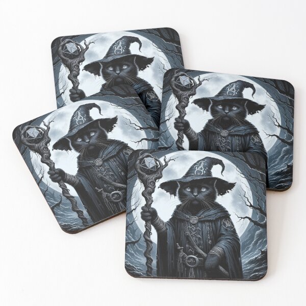 Item preview, Mystic Shadows: The Wizard Cat's Realm designed and sold by PurrPatterns.