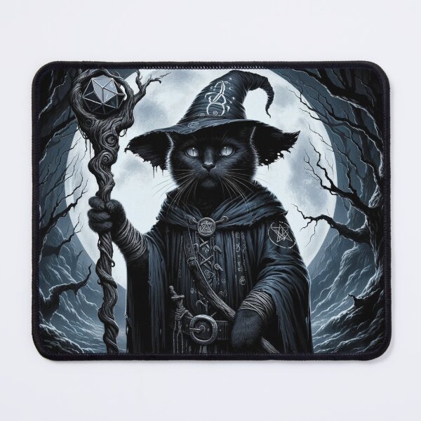 Item preview, Mystic Shadows: The Wizard Cat's Realm designed and sold by PurrPatterns.