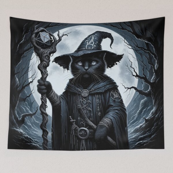 Item preview, Mystic Shadows: The Wizard Cat's Realm designed and sold by PurrPatterns.