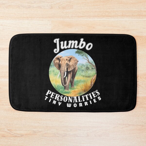 Item preview, Jumbo Personalities, Tiny Worries designed and sold by ElephantVibes.