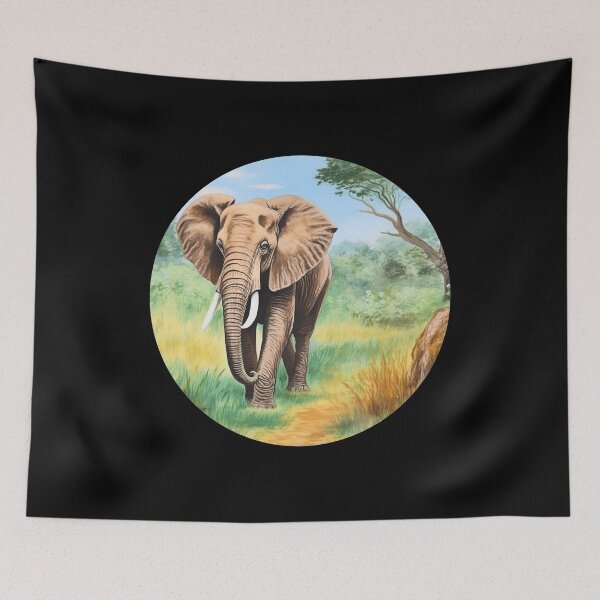 Item preview, African Elephant designed and sold by ElephantVibes.