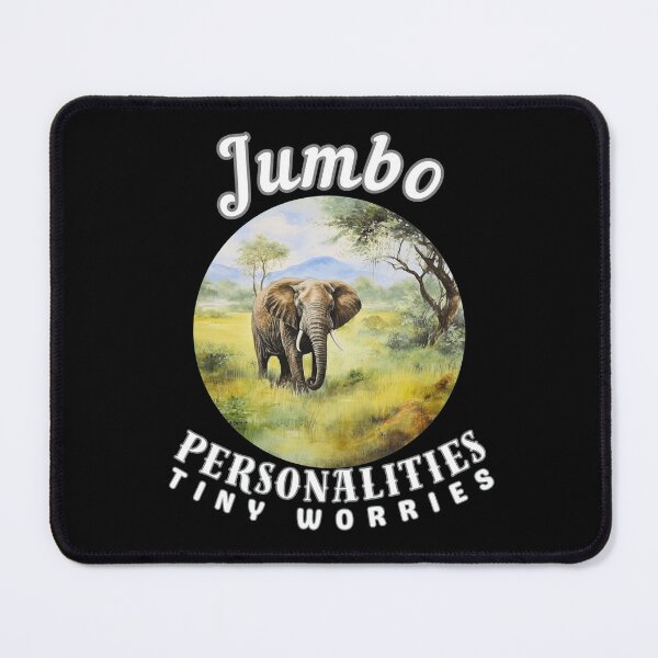 Item preview, Jumbo Personalities, Tiny Worries. surreal elephant designed and sold by ElephantVibes.