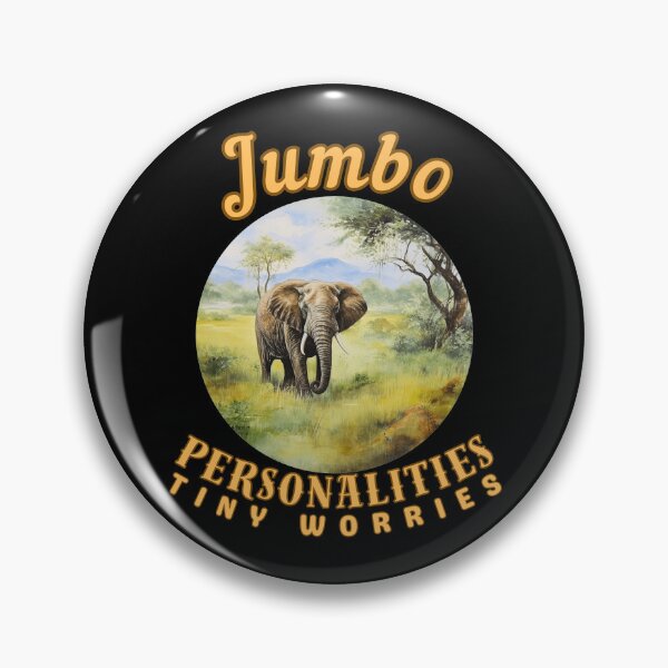 Item preview, Jumbo Personalities, Tiny Worries. watercolor elephant designed and sold by ElephantVibes.