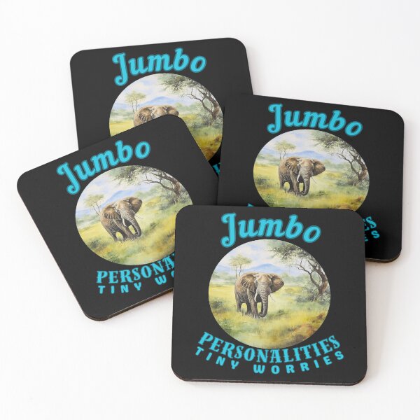 Item preview, Jumbo Personalities, Tiny Worries. adorable elephant designed and sold by ElephantVibes.