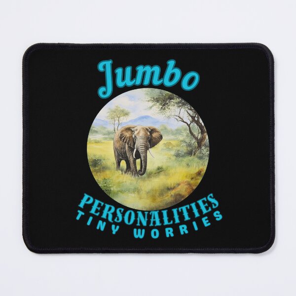 Item preview, Jumbo Personalities, Tiny Worries. adorable elephant designed and sold by ElephantVibes.