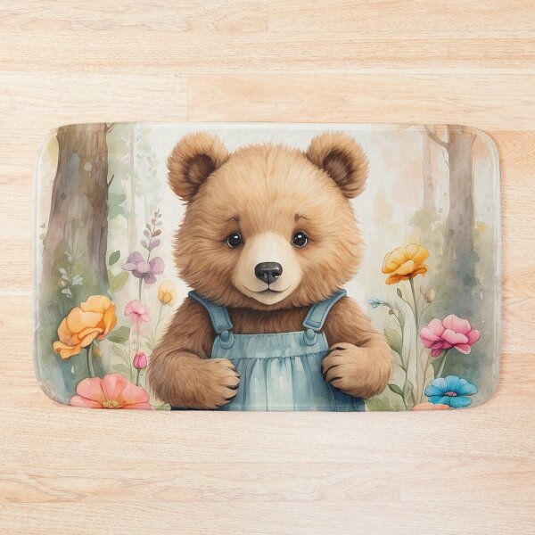 Item preview, 001 Cute Bear designed and sold by Alexis Art Collection.