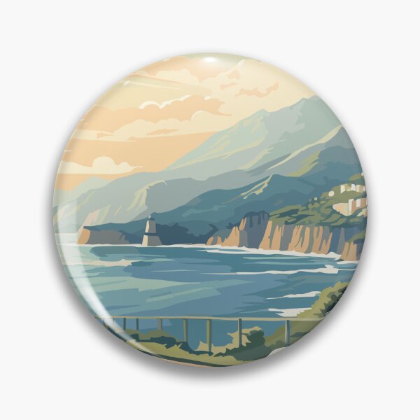 Item preview, "Coastal Drive - Vintage Travel Charm" designed and sold by Flo974.