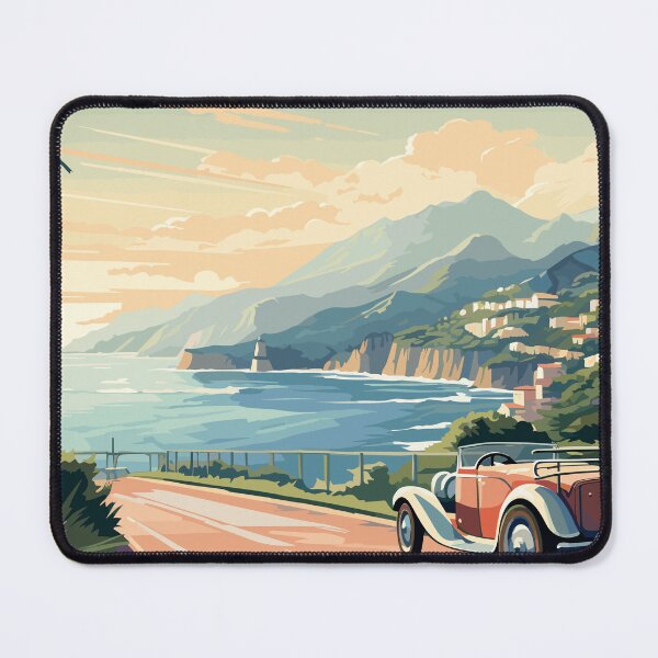 Item preview, "Coastal Drive - Vintage Travel Charm" designed and sold by Flo974.